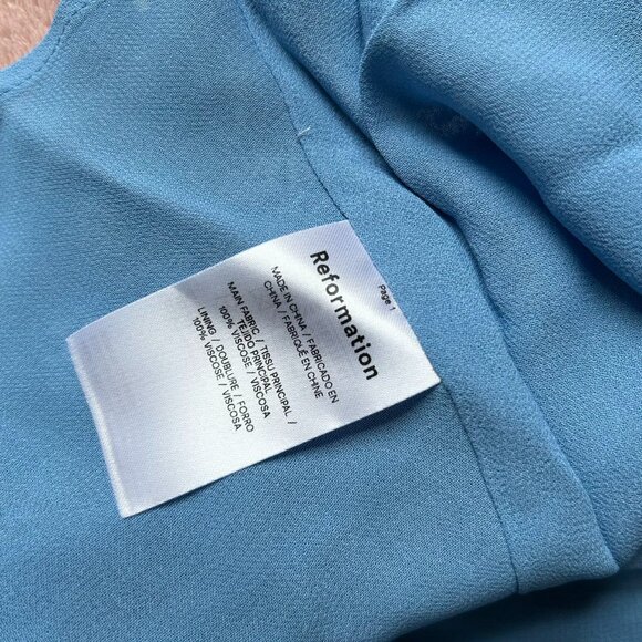 ✨ SALE NEW Reformation Elle Mini Floral Dress Sz4 Lassen - Picture 8 of 8